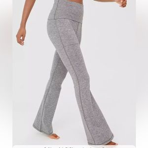 OFFLINE BY AERIE THE HUGGER HIGH WAISTED FOLDOVER FLARE LEGGING
